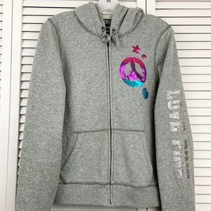 VS PINK Vintage Bling Zip-Up